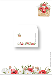 briefpapierset A4
kringlooppapier
'bloemenenvelop'
6 vel, 6 enveloppen